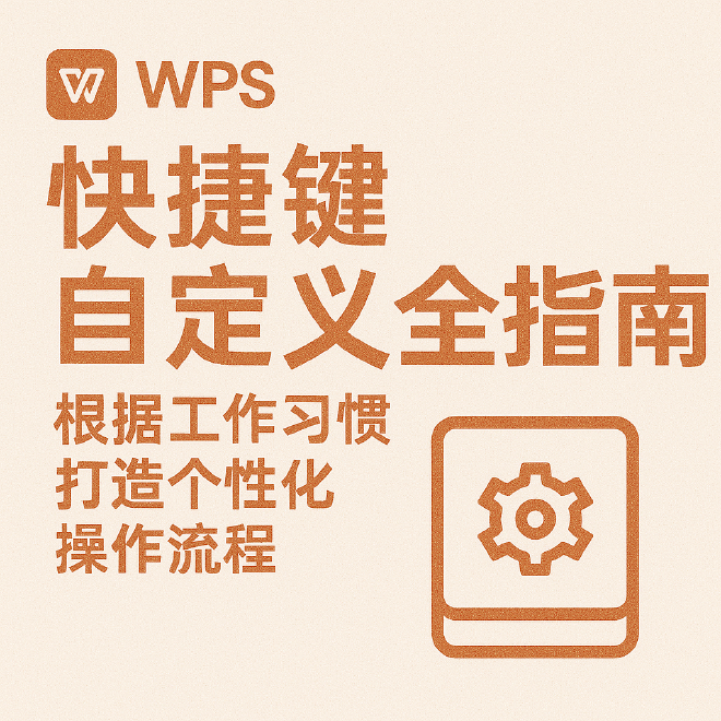 WPS快捷键自定义