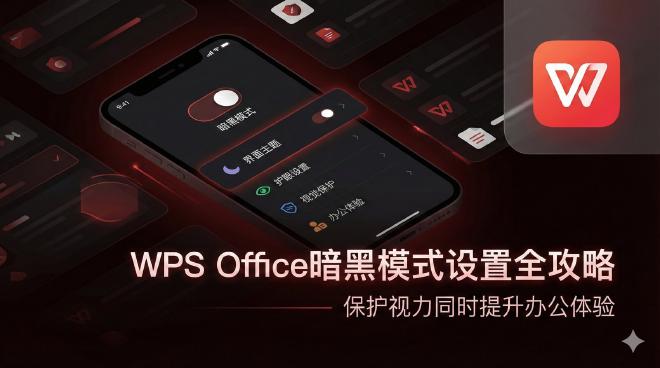 WPS暗黑模式