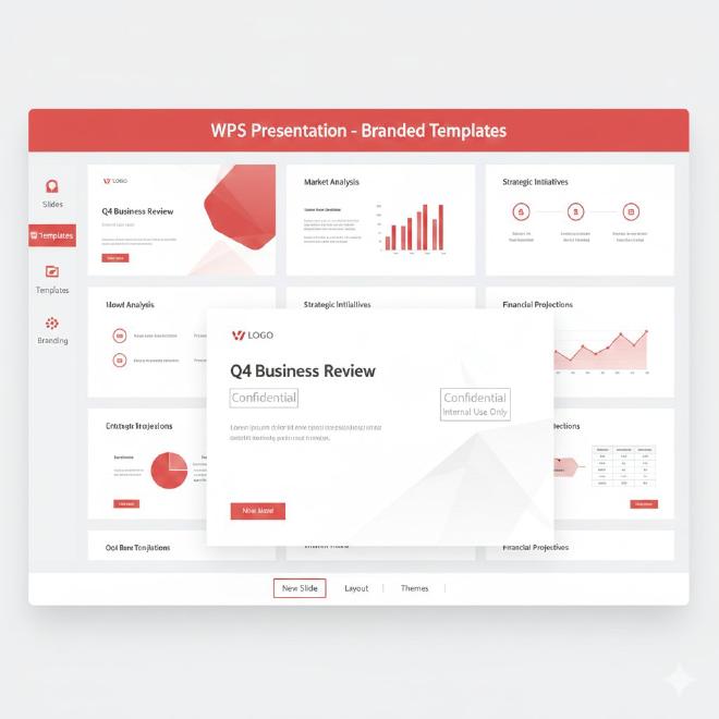 企业专属幻灯片风格展示