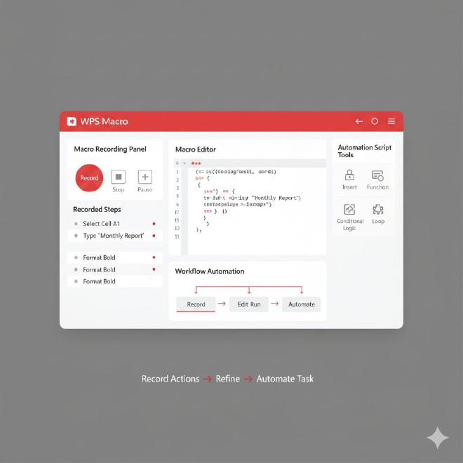 宏录制界面与自动化工具