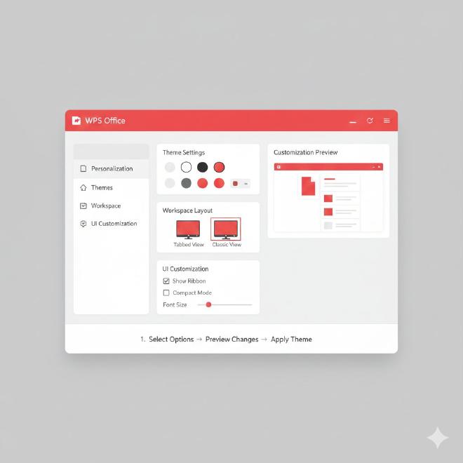 界面个性化设置面板与定制选项