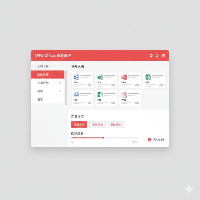 批量处理界面与多文档操作