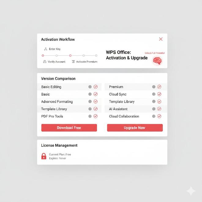 激活流程与版本差异对比