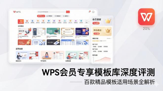 WPS会员模板库
