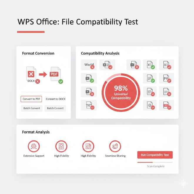 文件格式兼容性测试界面