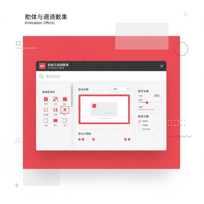 动画与转场特效设置界面