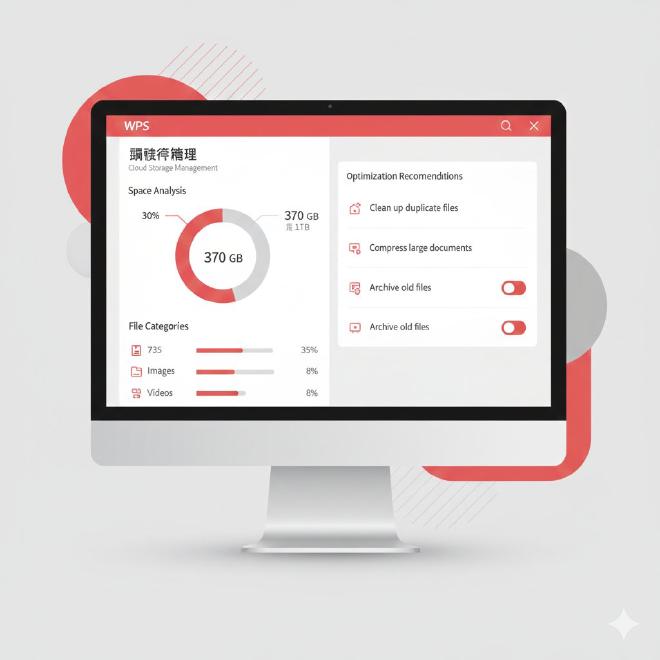 云存储管理界面与空间分析