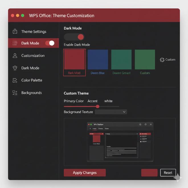 暗黑模式与主题自定义界面