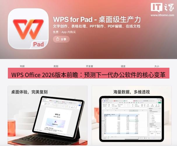 wps下载 WPS Office 2026版本前瞻：预测下一代办公软件的核心变革