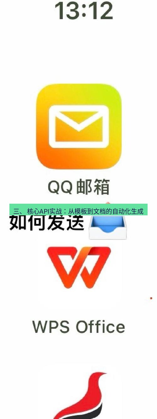 wps下载 三、 核心API实战：从模板到文档的自动化生成