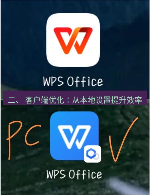 wps下载 二、 客户端优化：从本地设置提升效率