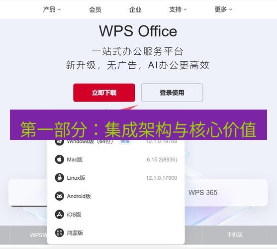 wps下载 第一部分：集成架构与核心价值