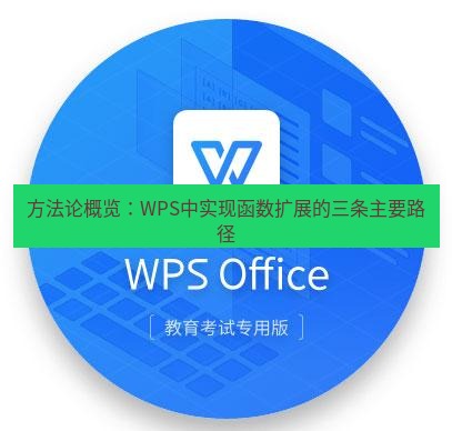 wps下载 方法论概览：WPS中实现函数扩展的三条主要路径