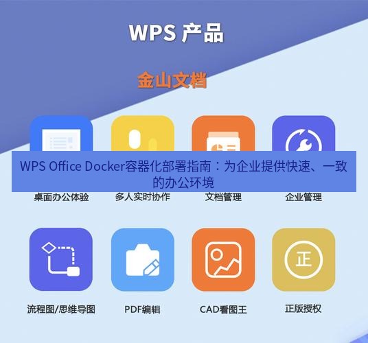 wps下载 WPS Office Docker容器化部署指南：为企业提供快速、一致的办公环境