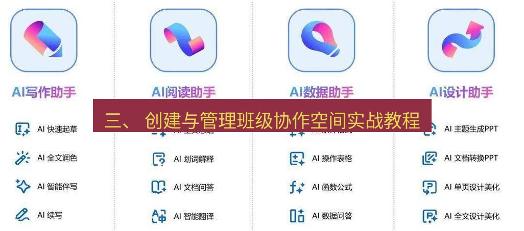 wps下载 三、 创建与管理班级协作空间实战教程