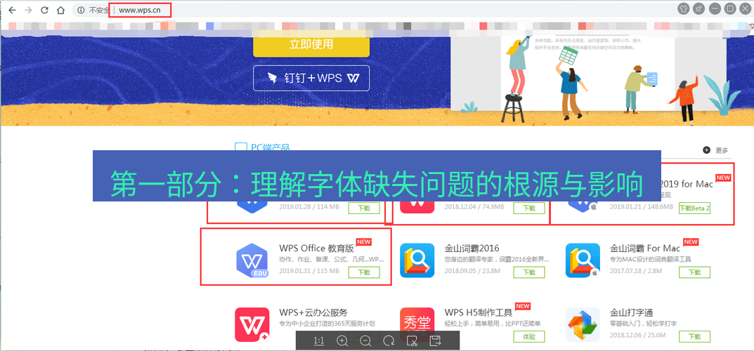 wps下载 第一部分：理解字体缺失问题的根源与影响
