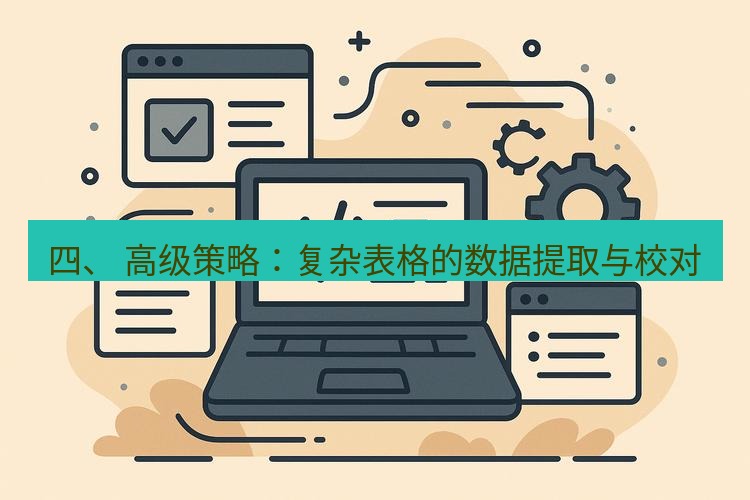 wps下载 四、 高级策略：复杂表格的数据提取与校对