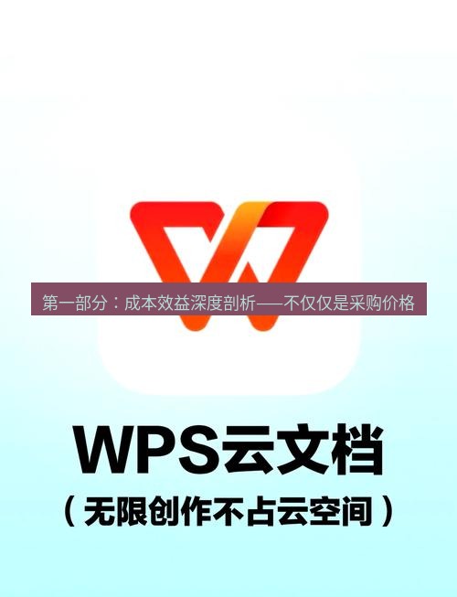 wps下载 第一部分：成本效益深度剖析——不仅仅是采购价格