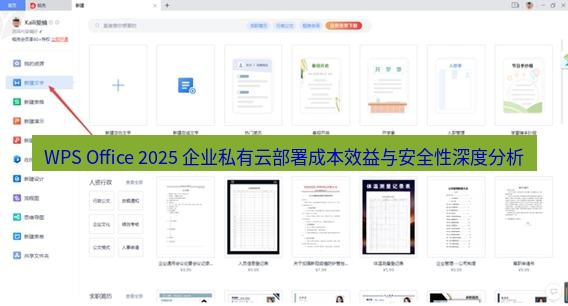 wps下载 WPS Office 2025 企业私有云部署成本效益与安全性深度分析