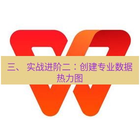 wps下载 三、 实战进阶二：创建专业数据热力图