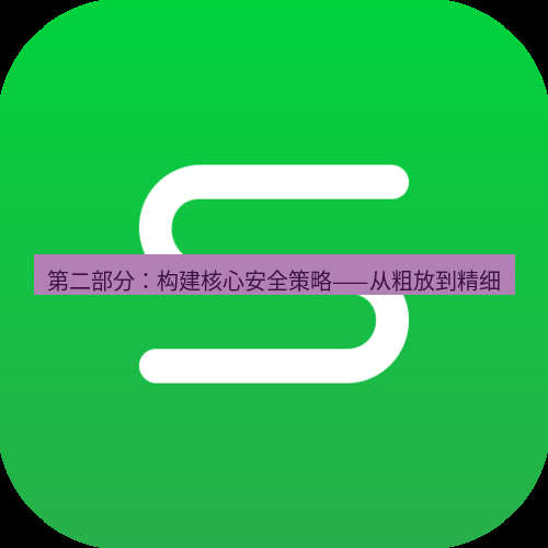 wps下载 第二部分：构建核心安全策略——从粗放到精细