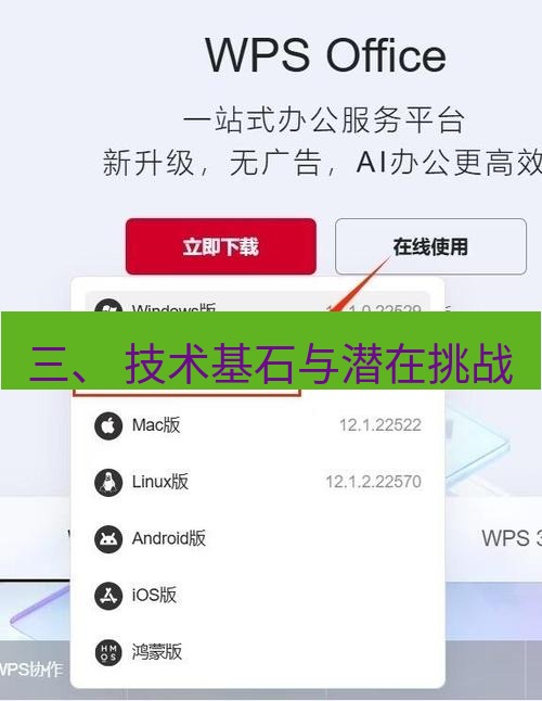wps下载 三、 技术基石与潜在挑战