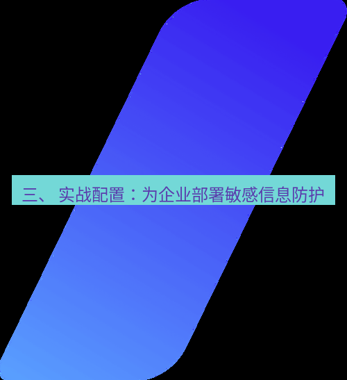 wps下载 三、 实战配置：为企业部署敏感信息防护