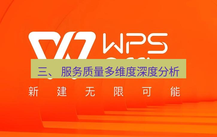 wps下载 三、 服务质量多维度深度分析