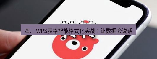 wps下载 四、 WPS表格智能格式化实战：让数据会说话