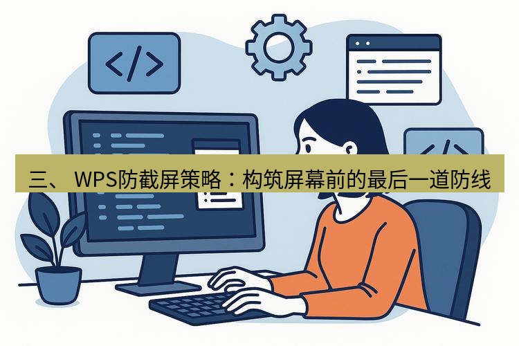 wps下载 三、 WPS防截屏策略：构筑屏幕前的最后一道防线