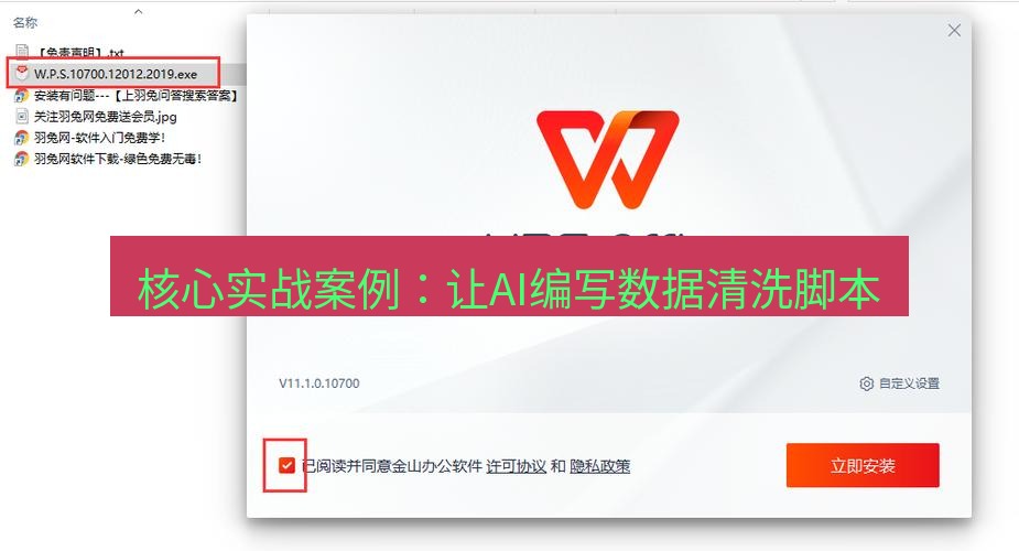 wps下载 核心实战案例：让AI编写数据清洗脚本