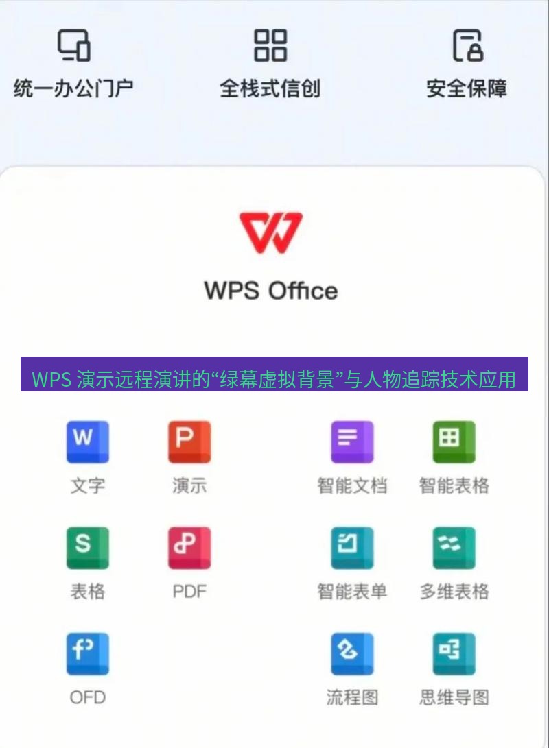 wps下载 WPS 演示远程演讲的“绿幕虚拟背景”与人物追踪技术应用